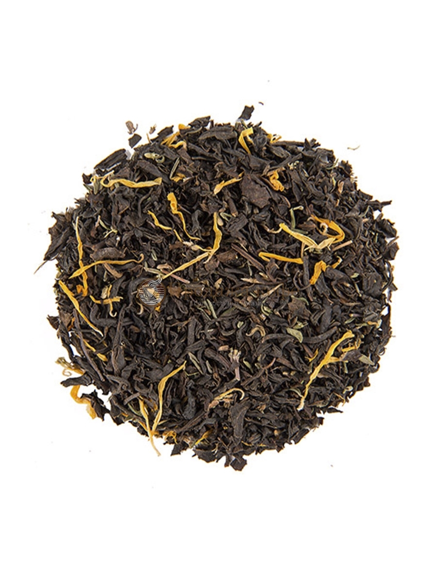 Чай черный Чабрец, упаковка 500 г, крупнолистовой ароматизированный чай