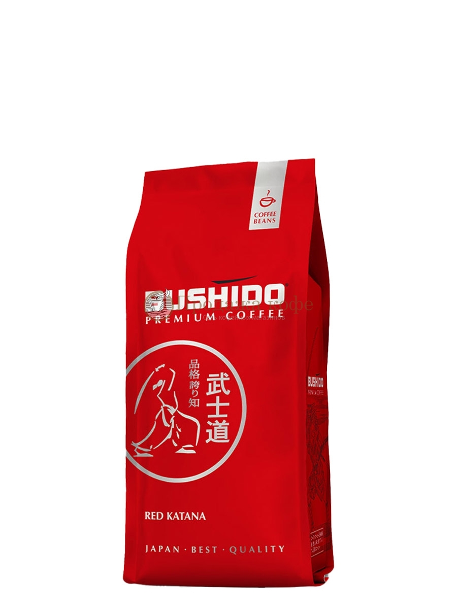 Кофе в зернах Bushido Red Katana (Бушидо Ред Катана)  227 г, вакуумная упаковка