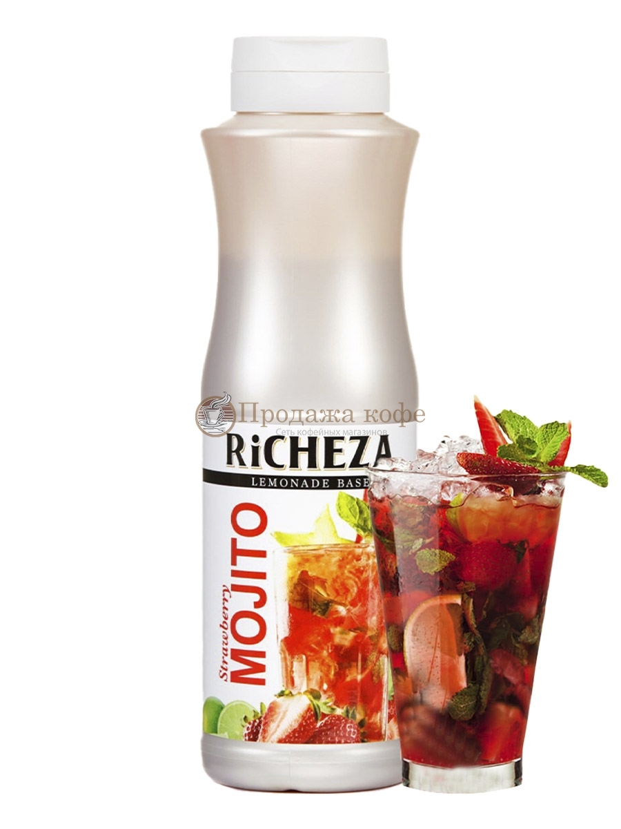 Основа для напитков RiCHEZA (Ричеза) Мохито Клубничный 1 л