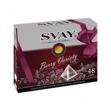 Чай ассорти Svay Berry Variety, упаковка 48 пирамидок по 2,5 г