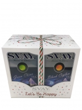 Чай ассорти Svay Lets Be Happy (Свей Давайте будем Счастливыми!), упаковка 80 пирамидок по 2 и 2,5 г