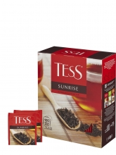 Чай TESS (Тесс) Sunrise, черный пакетированный, 100 шт/уп