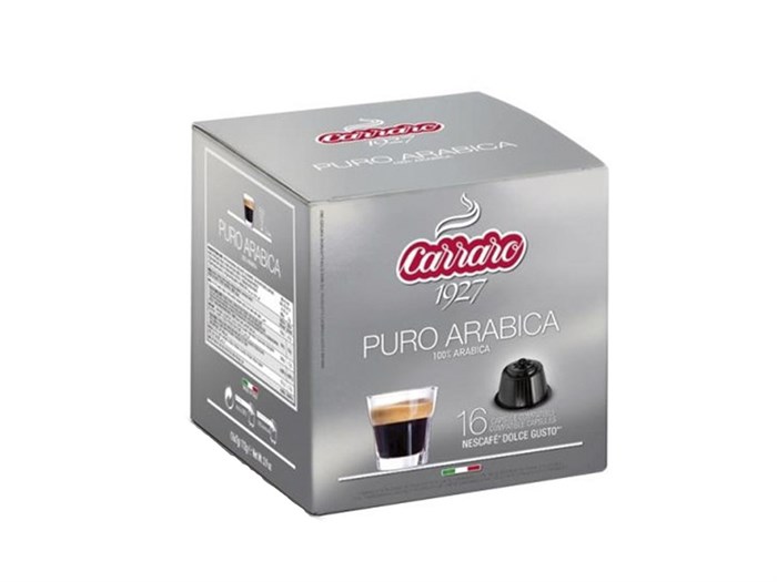 Кофе в капсулах Carraro Puro Arabica (Караро Пуро Арабика), упаковка 16 капсул, формат Dolce Gusto (Дольче Густо) 002530 - фото 1621