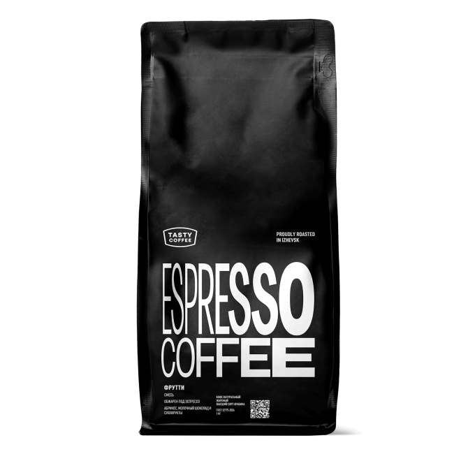 Кофе в зернах Tasty Coffee Фрутти (старое название Бариста) (Тейсти Кофе Фрутти)  1 кг, вакуумная упаковка 7161859 - фото 2443