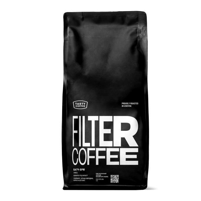 Кофе в зёрнах Tasty Coffee (Тэйсти Кофе) Батч-Брю 1 кг 7162558 - фото 3092