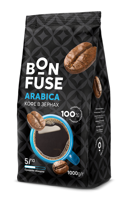 Bonfuse Brazil Santos (Бразилия Сантос), кофе в зернах 100% Арабика 1 кг 7162095