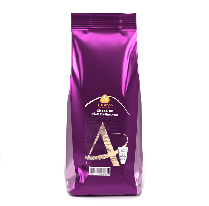 AlmaFood (Алмафуд) Какао-напиток Choco 02  Bellaroma Granules (ГРАНУЛЫ) 1кг 7163123