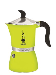 Кофеварка гейзерная Bialetti FIAMMETTA (3 чашки) цвет лайм 002514